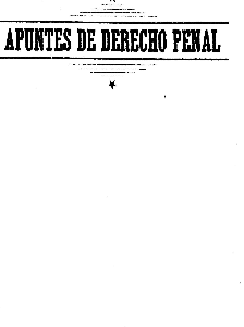 Apuntes de derecho penal