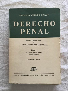 Derecho penal Tomo 1 volumen 1 y 2