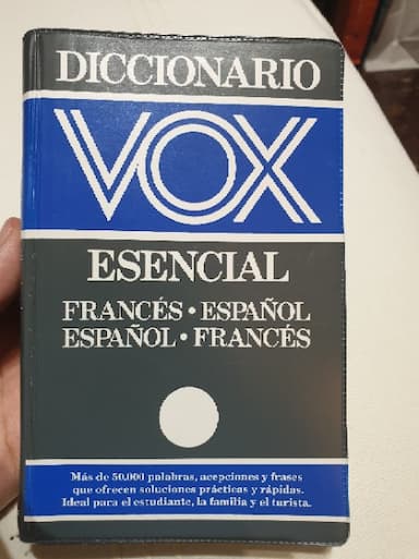 Vox esencial diccionario
