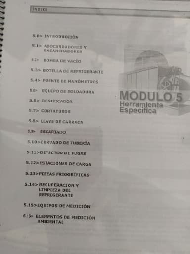 herramientas específicas