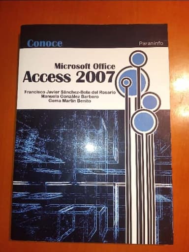 Conoce Microsoft Office Access 2007