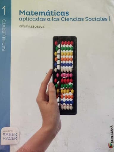 Matemáticas aplicadas a las ciencias sociales