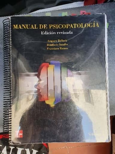 Manual de psicopatologia Vol.1