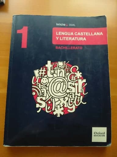 lengua castellana y literatura 1 bachillerato