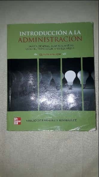 Introducción a la administración, Quinta edición 