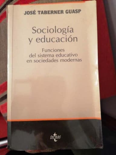Sociologia y Educacion