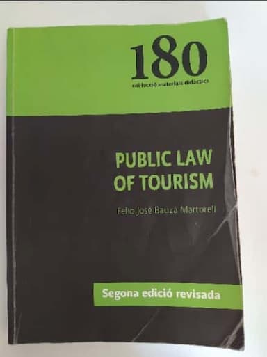 Public Law of Tourism