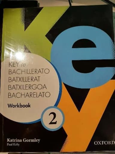 key to bachillerato worbook