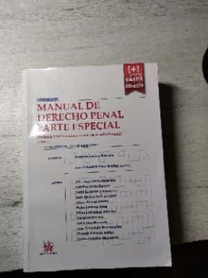 Manual práctico de derecho penal, parte especial