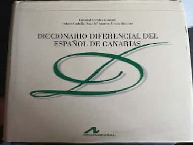 Diccionario diferencial del español de Canarias