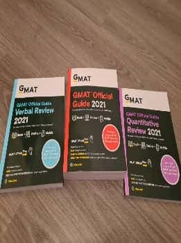Pack 3 GMAT Official Guide 2021 3 Books + Online Question Bank