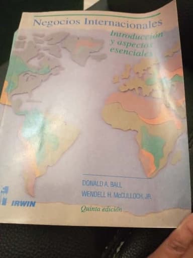 Negocios Internacionales