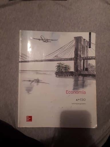 libro de economía 4 de la ESO 