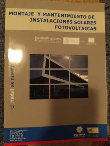 Montaje y Mantenimiento de Instalaciones Solares Fotovoltaícas