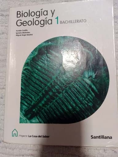BIOLOGIA Y GEOLOGIA 1 BACHILLERATO