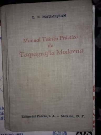 manual teorico practico de taquigrafia moderna