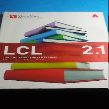 lengua castellana y literatura 2.1-2.2-2.3