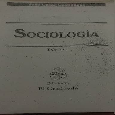 sociología tomo I