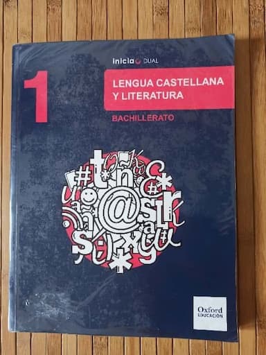 lengua castellana y literatura 1 bachillerato