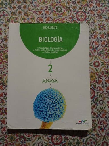 Biologia Anaya 2° Bachillerato