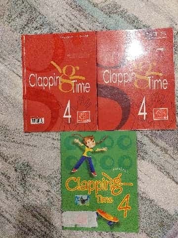 3 libros de clapping time 4 ingles