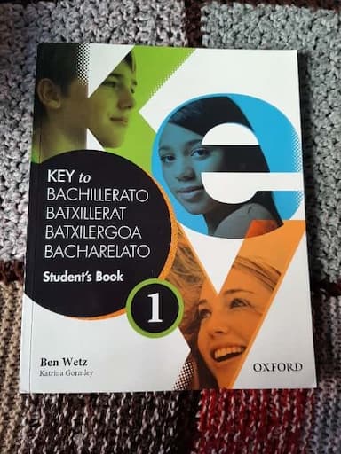 Key to Bachillerato students book