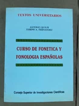 Curso de Fonetica y Fonologia Espanolas