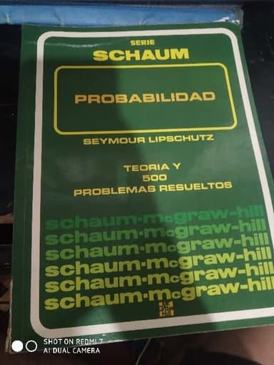Teoría y problemas de probabilidad
