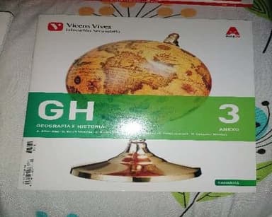 libros de GEOGRAFÍA E HISTORIA DE 3° ESO
