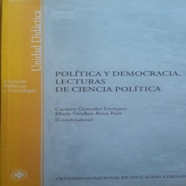 POLÍTICA Y DEMOCRACIA. LECTURAS DE CIENCIA POLÍTICA