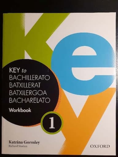 Key to Bachillerato Workbook 1