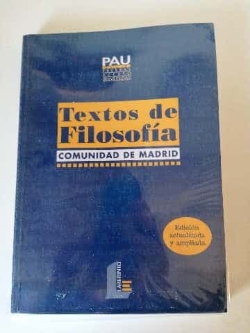 Textos de filosofía, Comunidad de Madrid