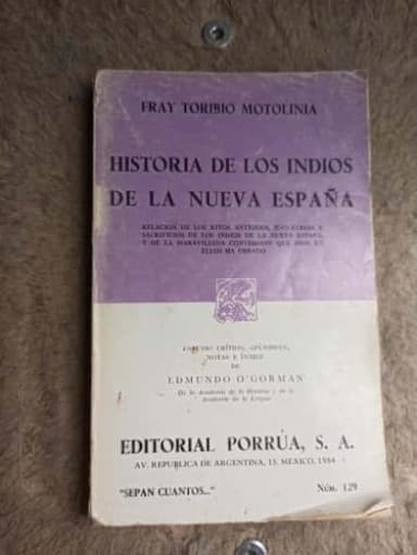 Historia de los indios en la Nueva España
