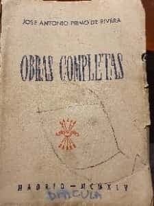 Obras completas de Jose Antonio Primo de Rivera