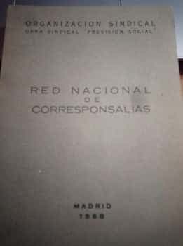 RED NACIONAL DE CORRESPONSALÍAS MADRID 1968