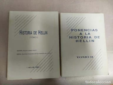 HISTORIA DE HELLÍN. DOS TOMOS. ANTONIO LOSADA AZORIN .
