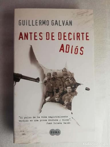 ANTES DE DECIRTE ADIOS - GUILLERMO GALVAN