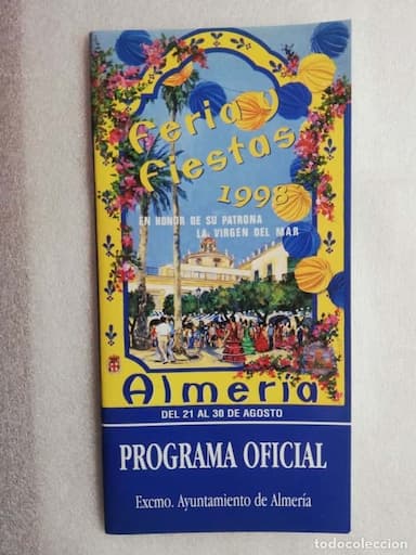PROGRAMA OFICIAL FERIA DE ALMERIA 1998