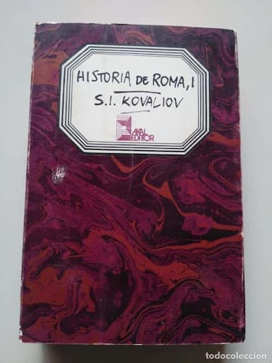 HISTORIA DE ROMA I- S.I. KOVALIOV EDITORIAL AKAL
