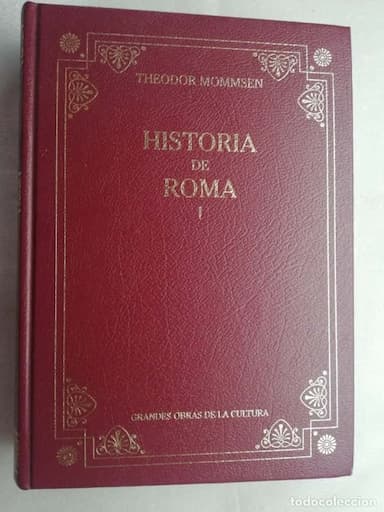HISTORIA DE ROMA I / THEODOR MOMMSEN
