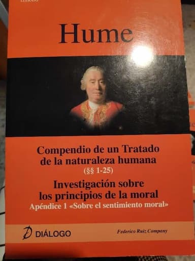 Hume : Compendio de un tratado de la naturaleza humana 