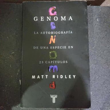 Genoma - La Autobiografia de Una Especie En 23 Capitulos