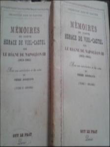 Memoires du comte horace de viel castel sur leregne de napoleon lll