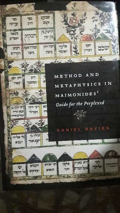 Method and metaphysics in Maimonides Guide for the perplexed
