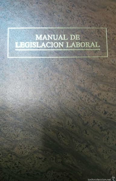 MANUAL DE LEGISLACIÓN LABORAL 1991