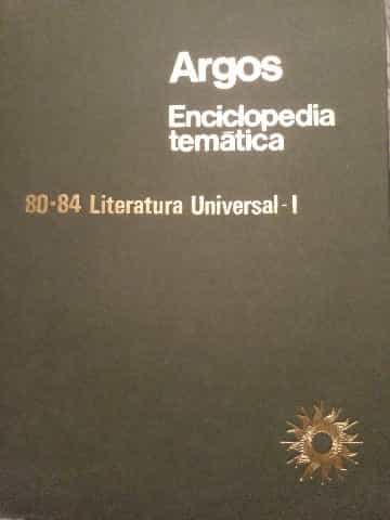 Argos Enciclipedia tematica 80-84 Literatura Universal -1