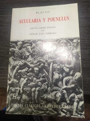 Aulularia Poenulus (Clasicos Anotados Latin)