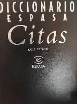 Diccionario Espasa Citas