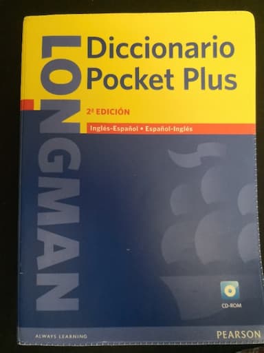 Longman diccionario Inglés pocket plus