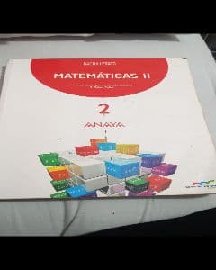 Matemáticas 2°bachillerato Anaya